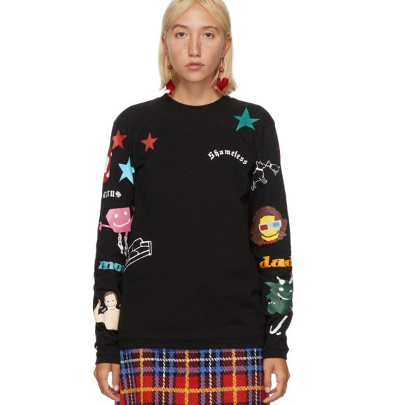 Marc Jacobs | Tops | Marc Jacobs X Cpfm Black Tattoo Long Sleeve Tshir ...